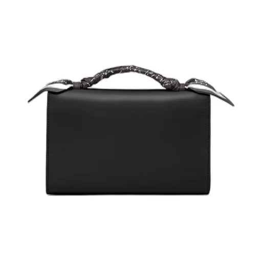 Logo-Plaque Leather Tote Bag