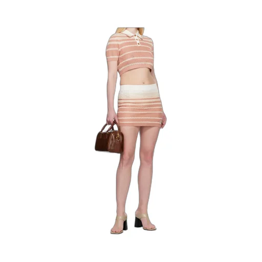 Striped Mini Skirt