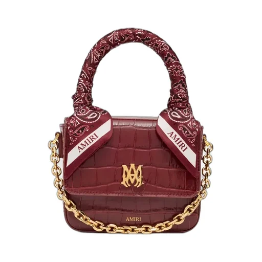 Croc Embossed Micro Ma Bag