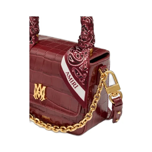 Croc Embossed Micro Ma Bag