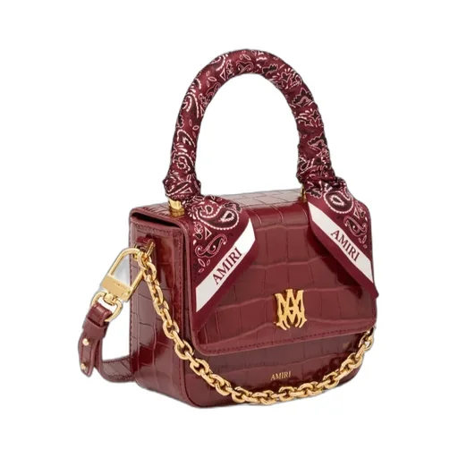 Croc Embossed Micro Ma Bag
