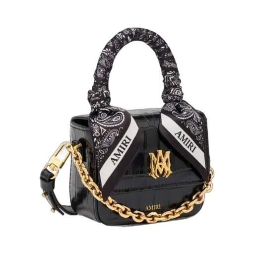 Crocodile-Effect Tote Bag