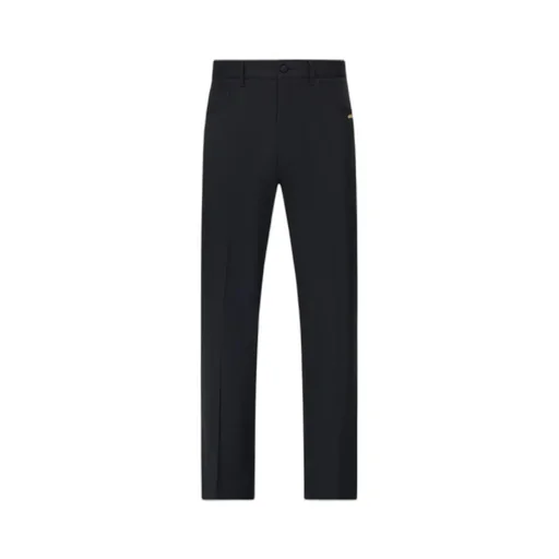 Boot-Cut Flared-Hem Trousers