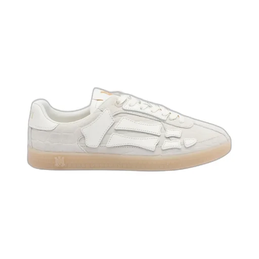 Round-Toe Low-Top Sneakers