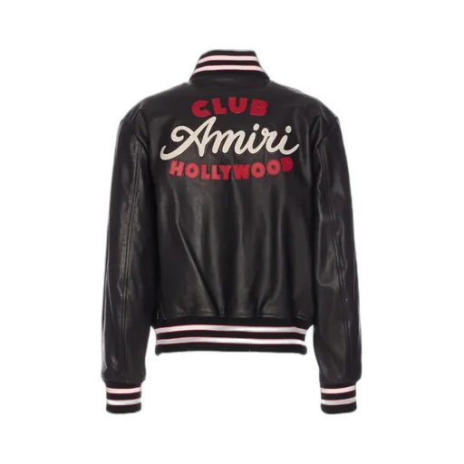 Leather Bomber Jacket