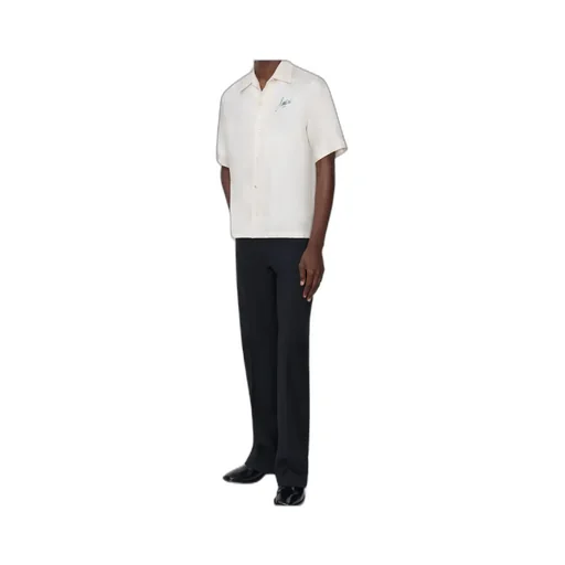 Boot-Cut Flared-Hem Trousers