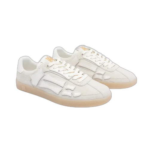 Round-Toe Low-Top Sneakers