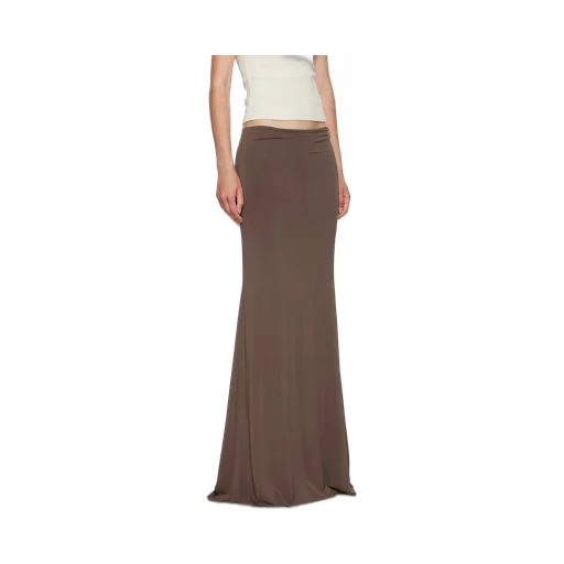 Logo Chain Maxi Skirt
