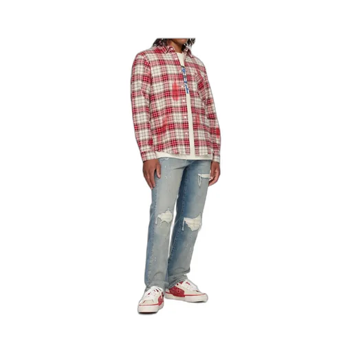 Ma Quad Bleached Flannel Shirt