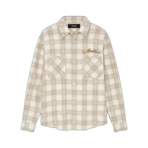 Checked Frayed Shirt