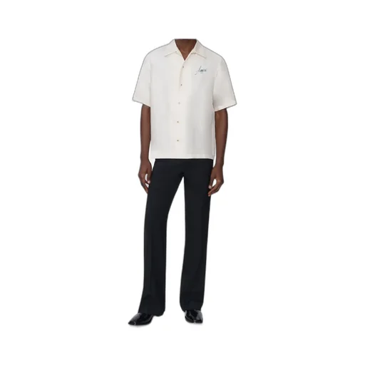 Boot-Cut Flared-Hem Trousers