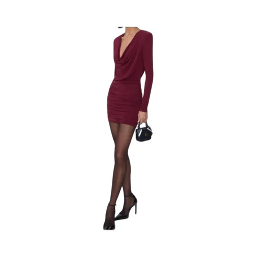 Cowl Neck Mini Dress