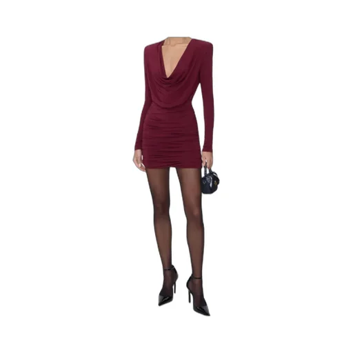 Cowl Neck Mini Dress