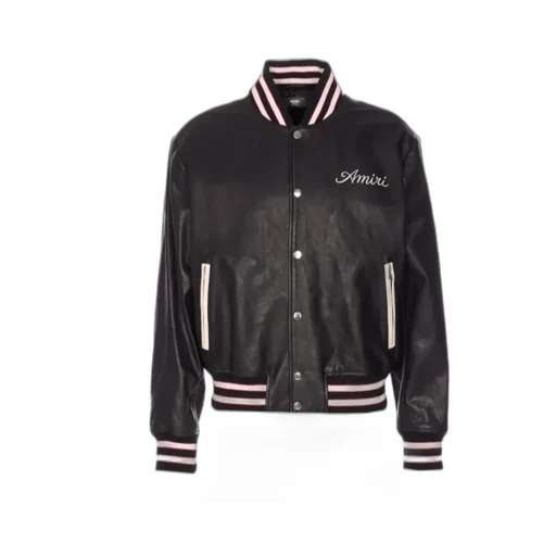 Leather Bomber Jacket