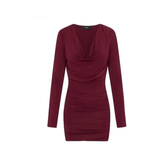Cowl Neck Mini Dress