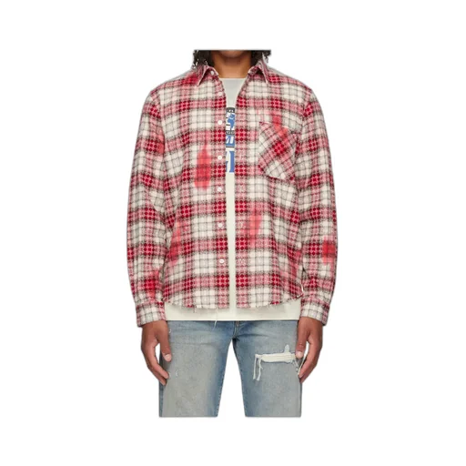Ma Quad Bleached Flannel Shirt
