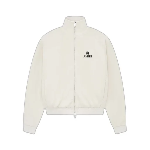 Logo Embroidered Zip-Up Sweatshirt