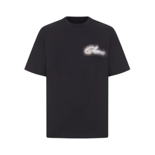 Crystal-Embellishment Cotton T-Shirt