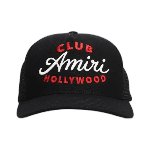 Embroidered Mesh Trucker Cap