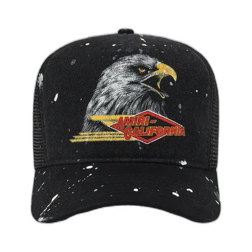 Trucker Eagle-Print Mesh-Back Cap