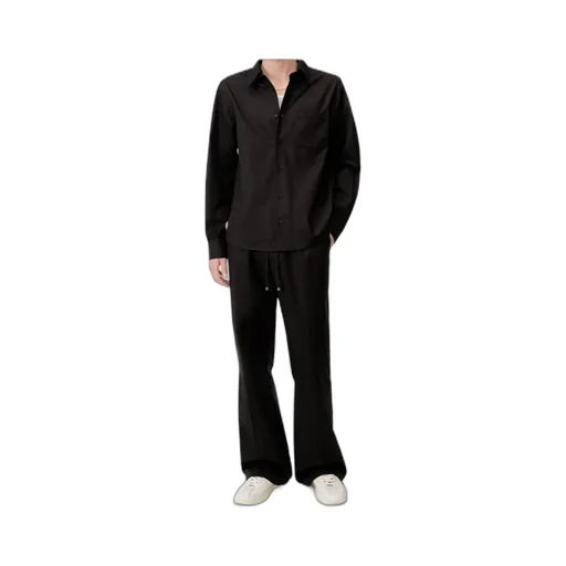 Drawstring-Fastening Trousers