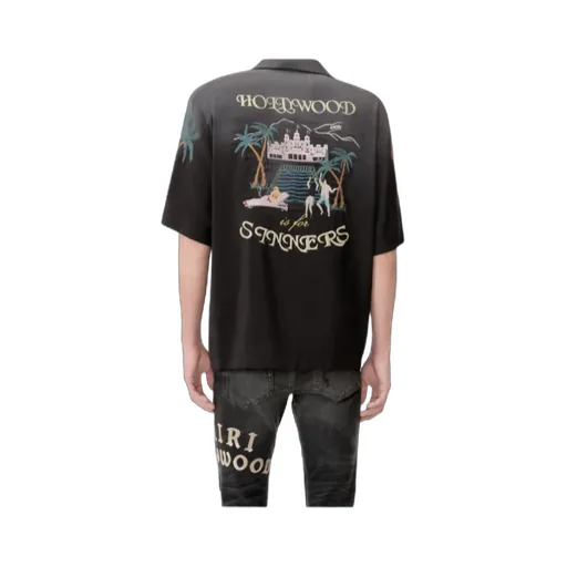 Embroidered Short Sleeve Shirt