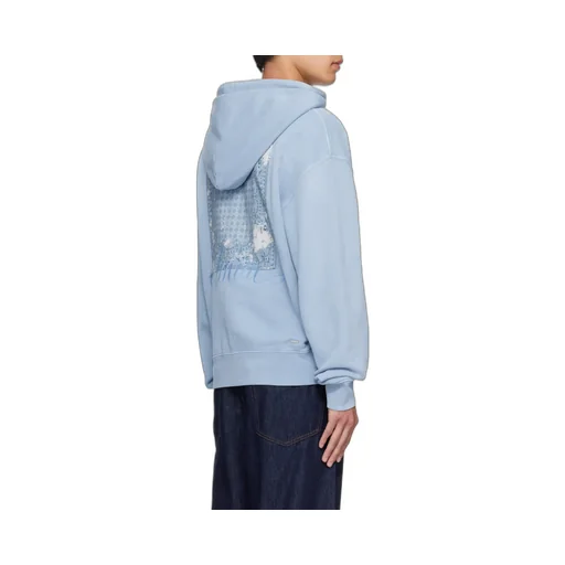 Embroidered-Logo Hoodie