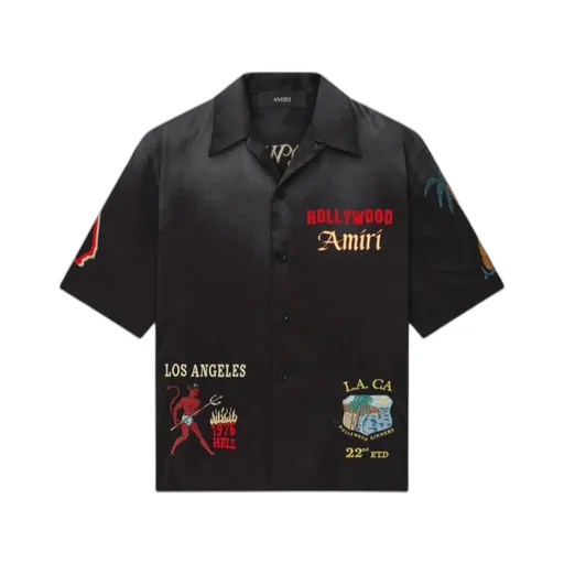 Embroidered Short Sleeve Shirt
