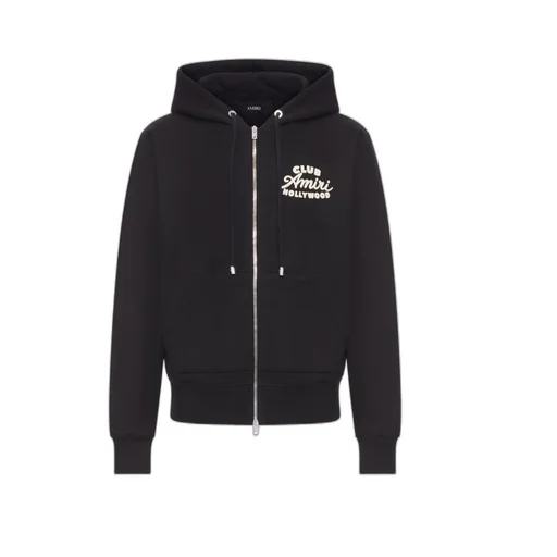 Club Amiri Zip-Up Hoodie