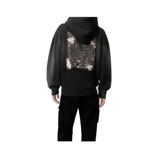 Embroidered Drawstring Hoodie
