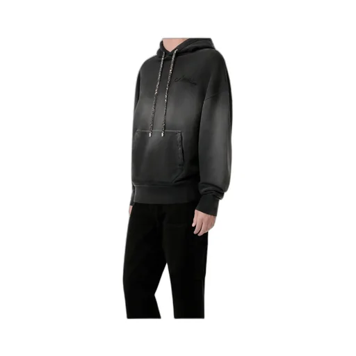 Embroidered Drawstring Hoodie