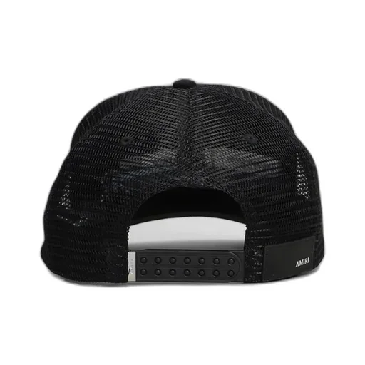 Embroidered Mesh Trucker Cap