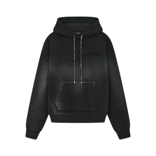 Embroidered Drawstring Hoodie