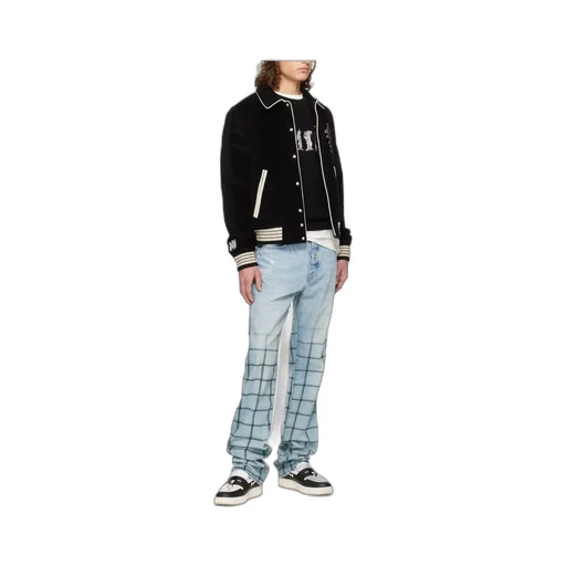 Faded Out Plaid Jeans