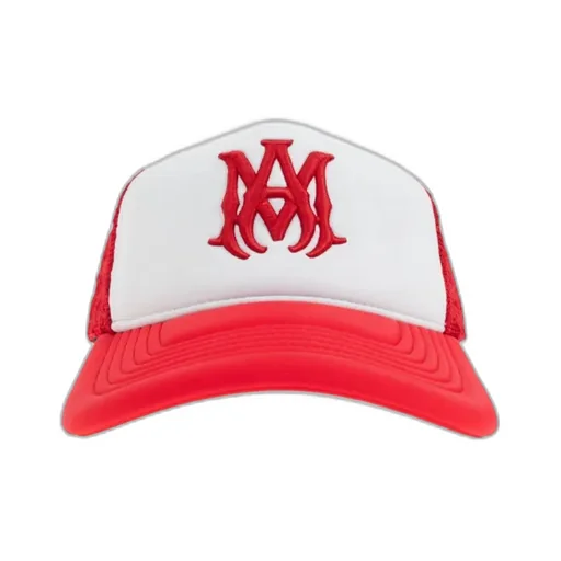 Logo-Embroidered Mesh Trucker Cap