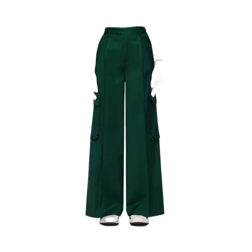 Pleated Work Casual Pants