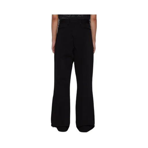 Mid-Rise Flared Trousers