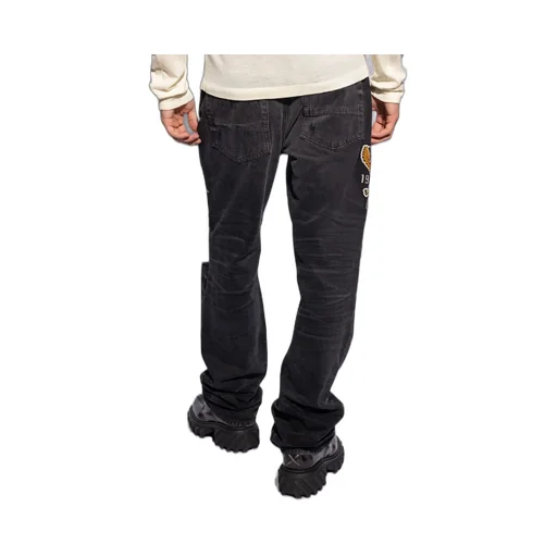 Varsity Straight-Leg Jeans