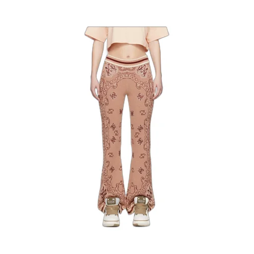 Elastic Waist-Edge Casual Pants