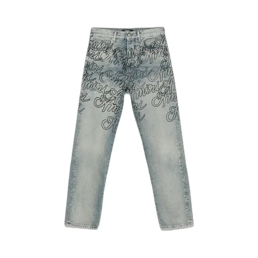 Letter Print Jeans
