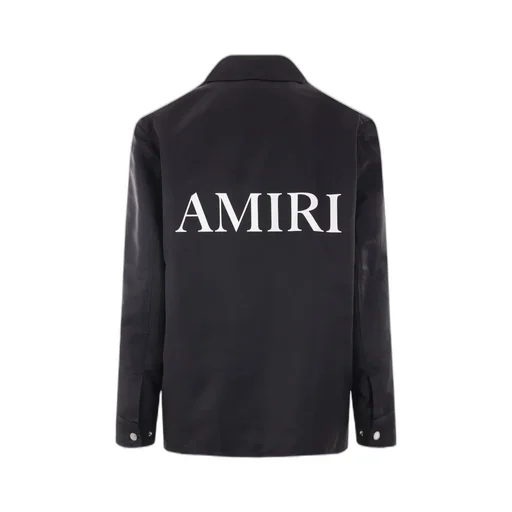 Ma Printed Buttoned Straight Hem Jacket