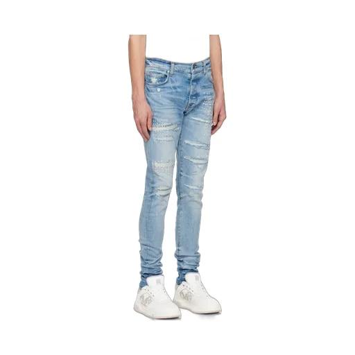 Boro Repair Logo Jeans