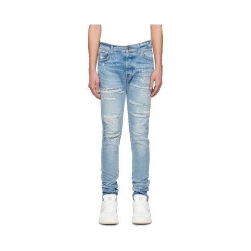 Boro Repair Logo Jeans
