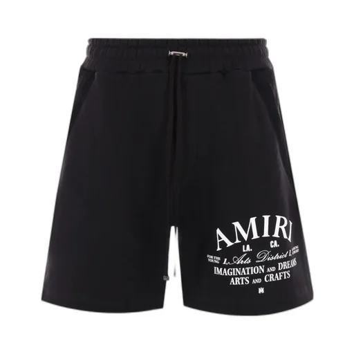 Logo-Patch Drawstring Shorts