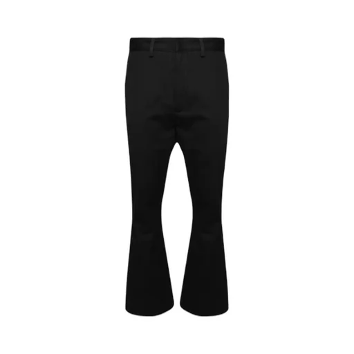 Mid-Rise Flared Trousers