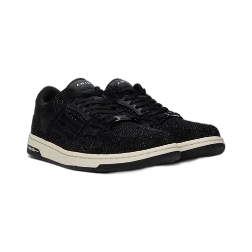 Crystal Skel Lacing Low-Cut Casual Shoes