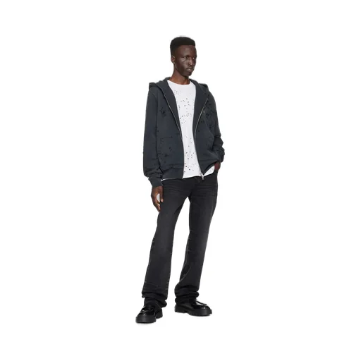 Release Hem Straight-Leg Jeans