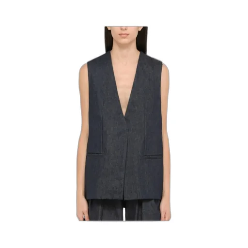 V-Collar Sleeveless Vest