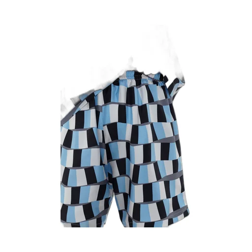 Checked Print Shorts