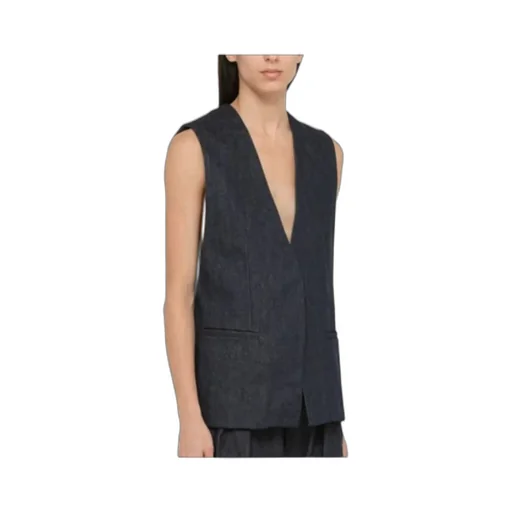 V-Collar Sleeveless Vest